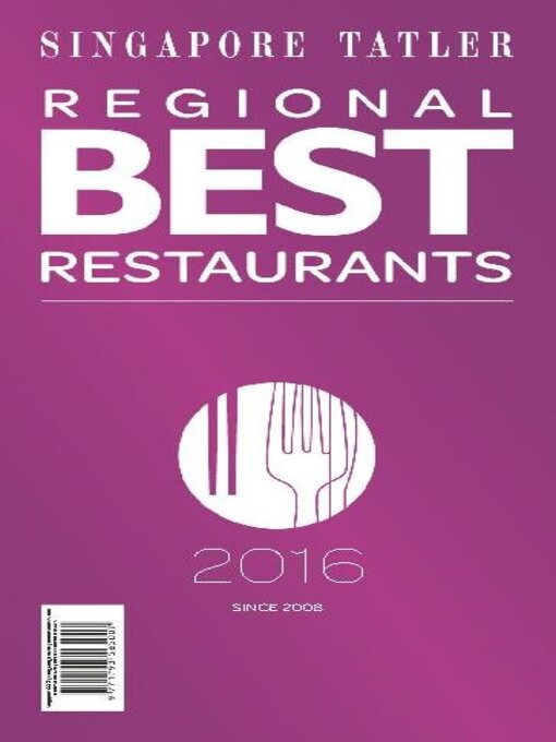 Title details for Singapore Tatler Regional Best Restaurants by Tatler Asia Limited - Available